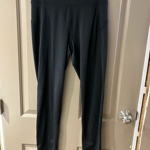 Cuddl Duds Climate Right Black High-Waisted Leggings Small
